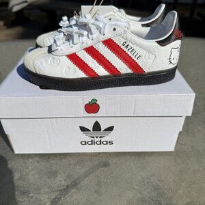 Adidas X Hello Kitty Gazelle Athletic Womens Shoes